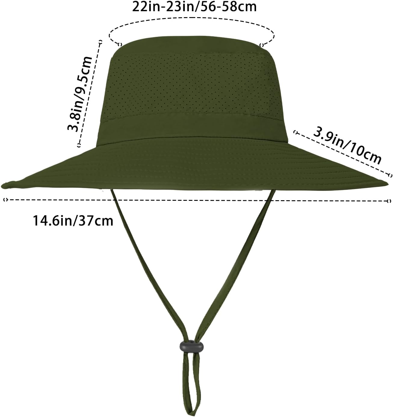 ZOORON Boonie Hat - UPF 50+ Cooling Sun Hat for Men & Women | Wide Brim Bucket Hat for Outdoor Activities