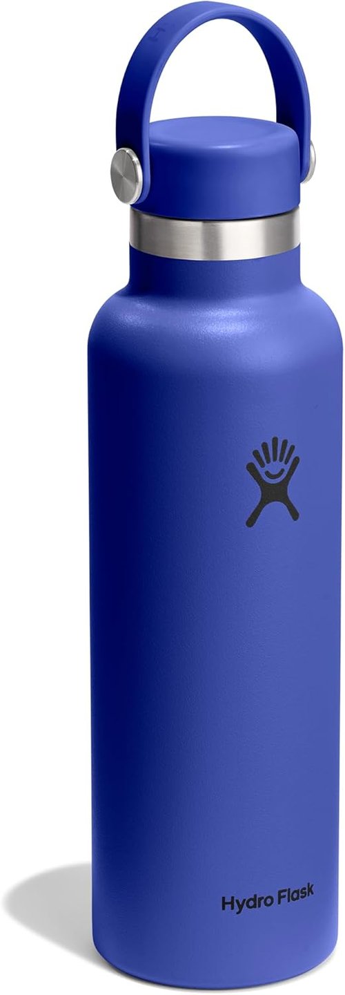 Hydro Flask Water Bottle - Insulated Stainless Steel - Leakproof & Non-Spill | 21 Oz Capri Blue