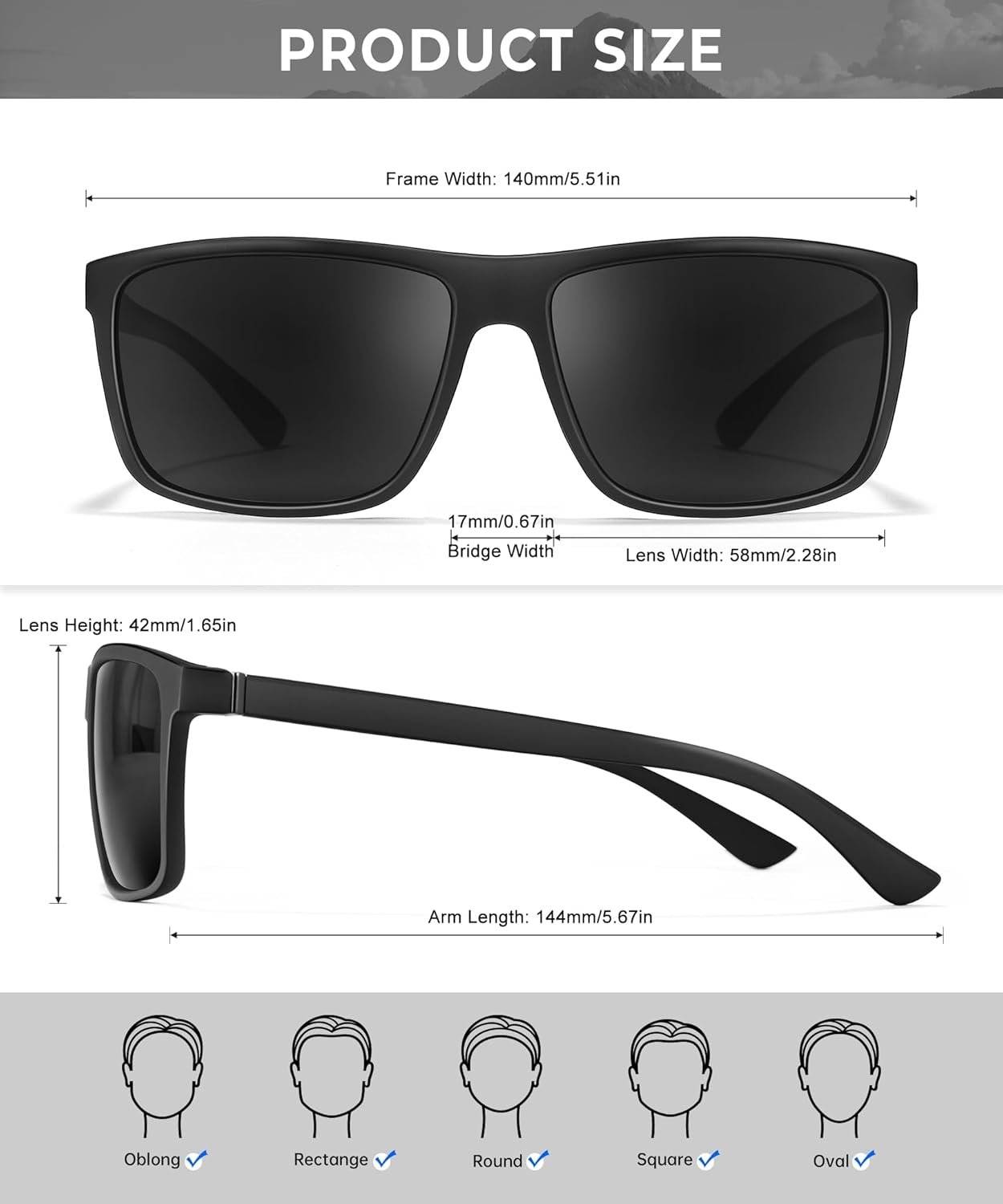 Polarized Sunglasses - UV Protection for Men & Women | 3-Pack for Driving, Sports & Fishing