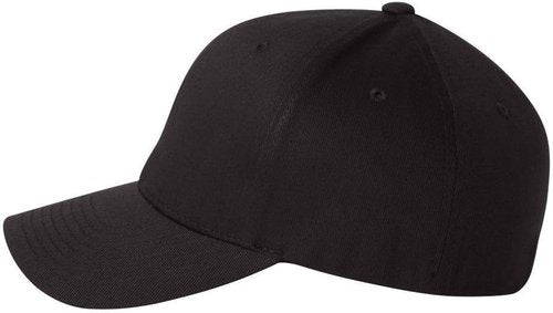 Flexfit 6277 Wooly Combed Twill Cap - Stylish Black Design for Ultimate Comfort and Fit