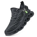 DLWKIPV Men Running Shoes Men's Tennis Shoes Lightweight Breathable Fashion Sneakers Non Slip Workout Gym Shoe for Running Black Size US 11