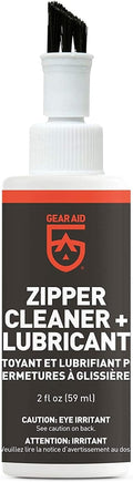 GEAR AID Zipper Cleaner and Lubricant for Wetsuits, Tents and Bags, 2 fl oz