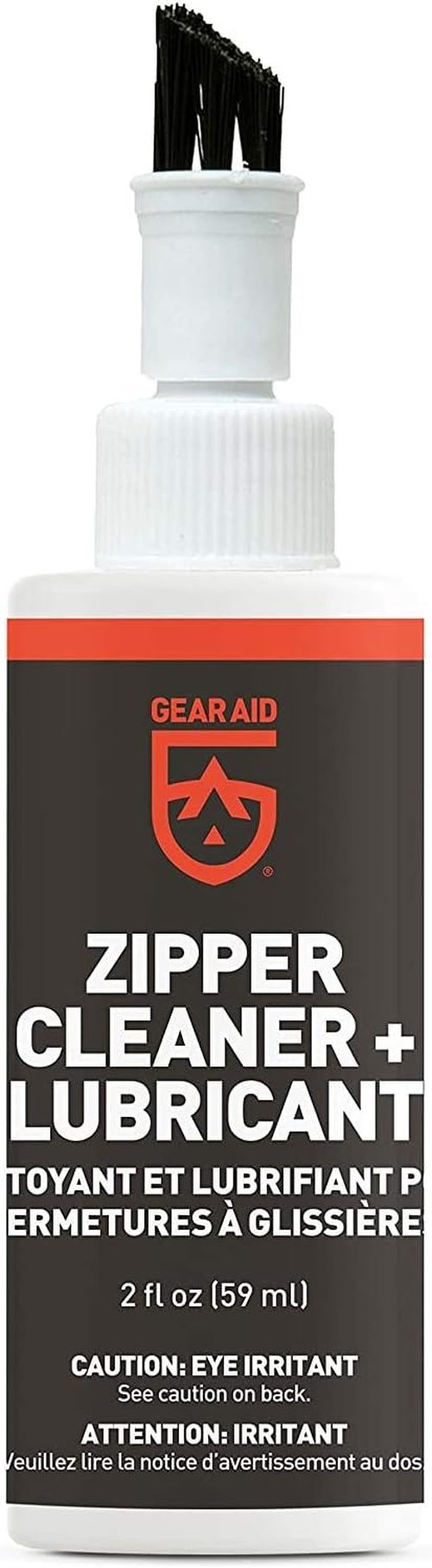 GEAR AID Zipper Cleaner and Lubricant for Wetsuits, Tents and Bags, 2 fl oz