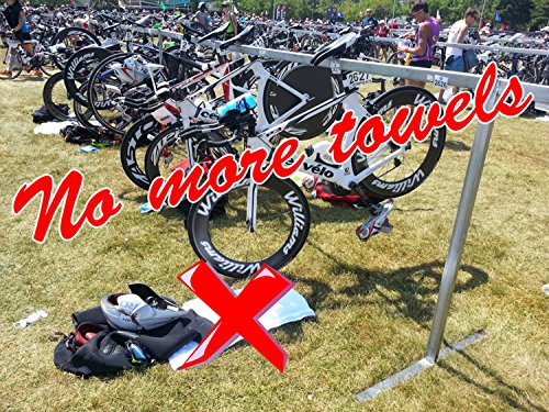 SLS3 Triathlon Transition Neoprene Outdoor Changing Mat Large - Black & Red