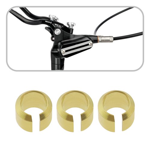 Be In Your Mind 4 Sets Bicycle Brake Olive Insert Compatible with Hope Brake Hoses Mountain Bike Disc Brake Olive and Insert Pack Brake Line Olive Connector Insert Replacement