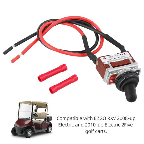 Roykaw Golf Cart Run Tow Switch Compatible with EZGO RXV 2008-up & 2010-up 2Five Electric Golf Cart, Replace OEM# 608900