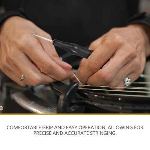 POPETPOP Badminton Stringing Machine Tool with Durable Hook 5.03In Indoor Racket Stringing Equipment for Professional Badminton Racket Supply and Precise Stringing Grip