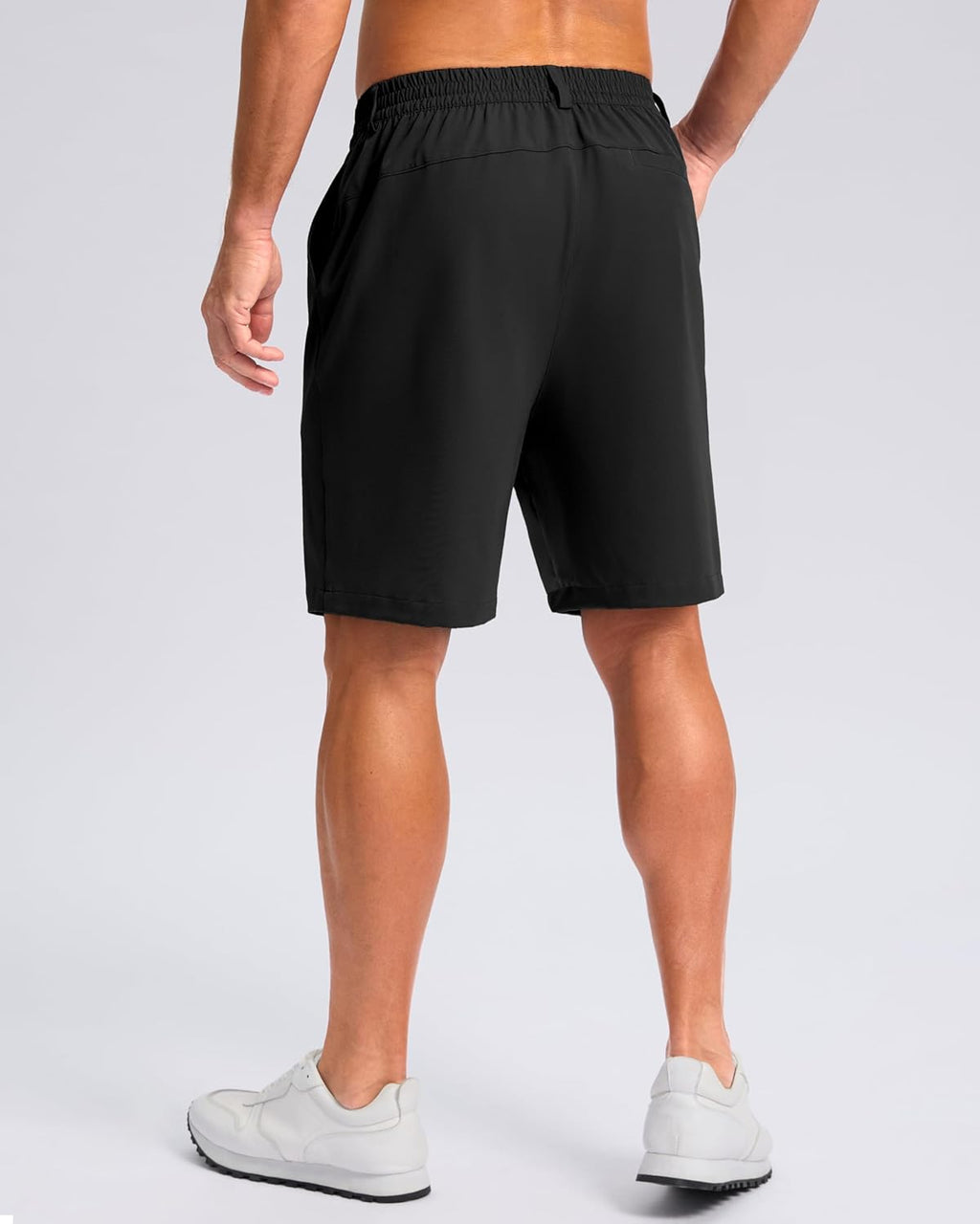 Pudolla Men's Casual Golf Shorts - Lightweight, Quick-Dry Fabric with 3 Pockets | Available in 5"/7"/9" Sizes