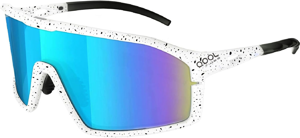 Qool Time Polarized Cycling Sunglasses - Ideal for Men & Women | Perfect for Golf, Running & Outdoor Sports