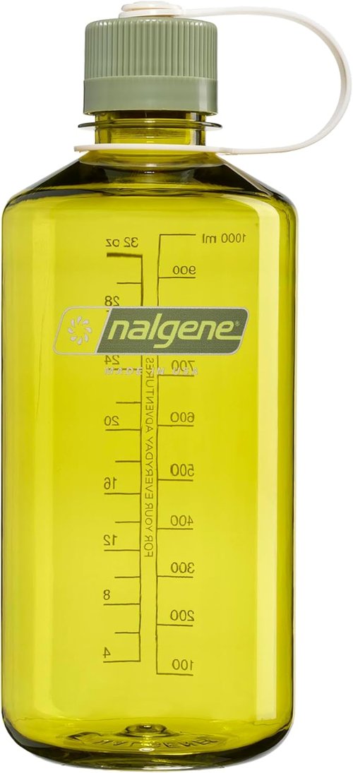 Nalgene Tritan Water Bottle - BPA-Free & Eco-Friendly | 32 Ounces in Endive with Oil Green