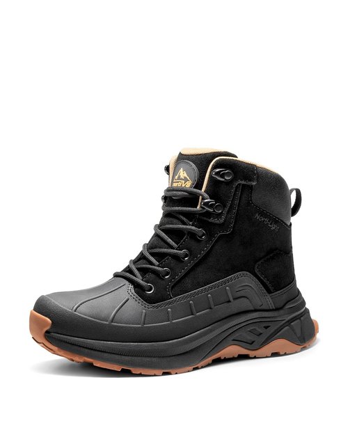 NORTIV 8 Women's Hiking Boots,Size 8W,Black,SNHB2312W-W