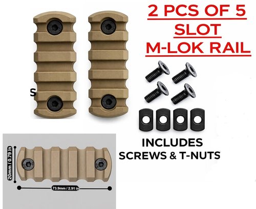 GOTICAL Pack of 6-7 Slots, 5 Slots, 3 Slots Rail - l 12 Screw and 12 Nuts with 3 Allen Wrench