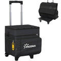 Cooler with Wheels and Handle, 50 Can Rolling Cooler, Portable Collapsible Soft Cooler with Wheels, Leakproof Insulated WheeledCooler for Beach, Camping, Patio Travel, Outdoor, Ball Fields