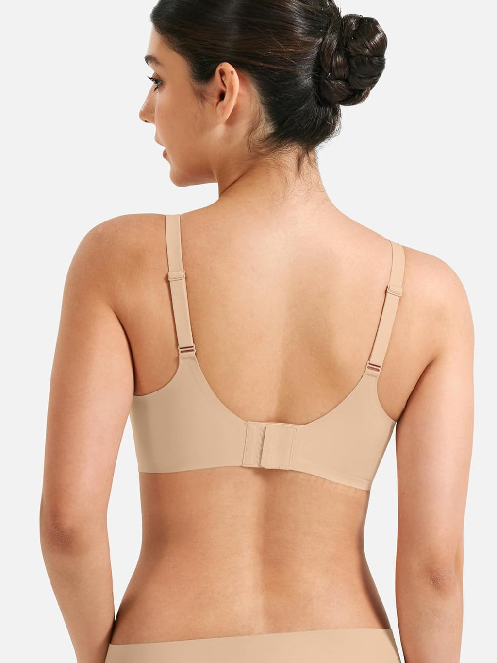 YEOREO Wireless Push-Up Bra - Full Coverage Seamless Comfort Bralette | Scalloped Design, No Underwire