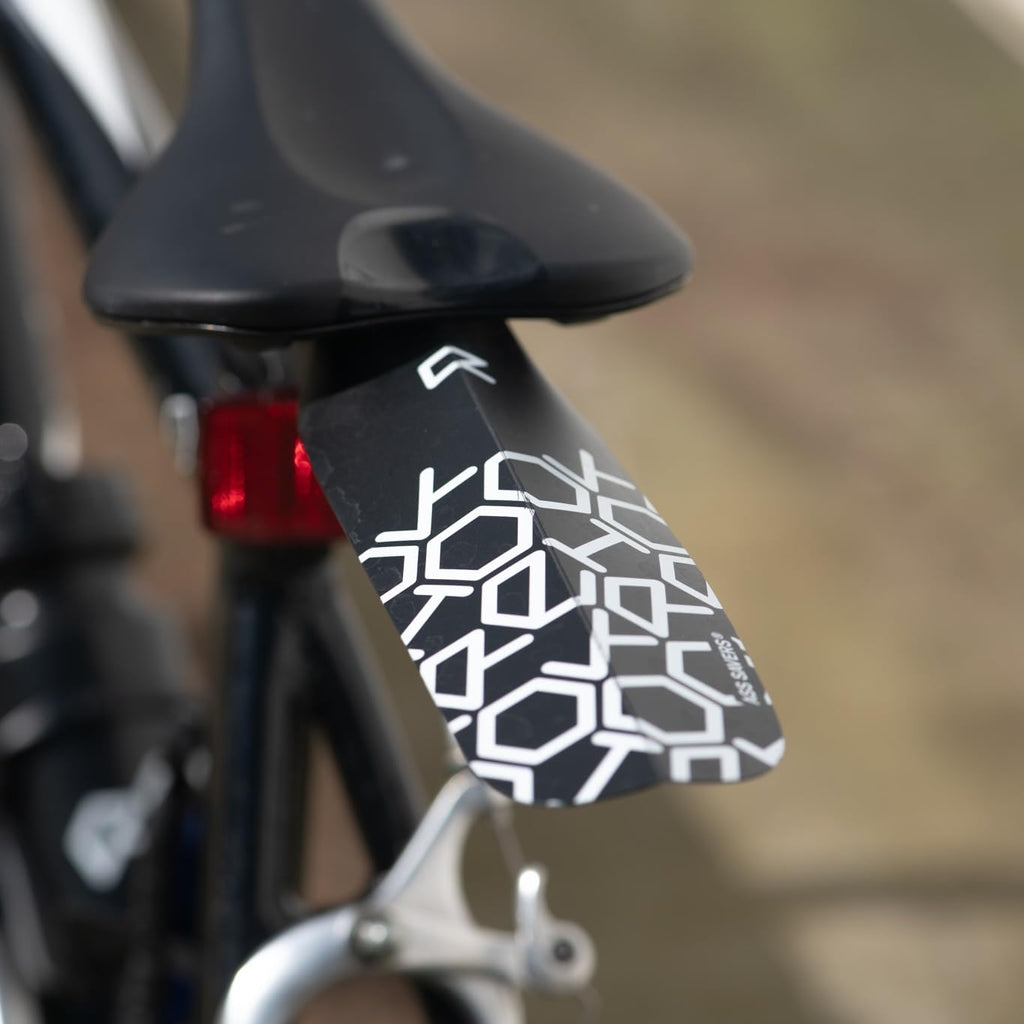 Rehook Ass Savers Regular Rear Mudguard | Genuine, Patented Clip-On Saddle Mounted Bike Mud Guard | Bum Saver Fender Suitable for All Bicycles Road, Gravel, MTB