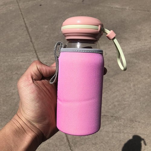 DanziX 4 Pack Neoprene Water Bottle Sleeve,Fit for All 16oz-19oz Portable Sport Water Bottle