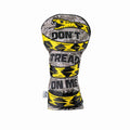 Pins & Aces Golf Co. Don’t Tread On Me Premium Fairway Headcover - Quality Leather, Hand-Made Golf Wood Head Cover - Style Customize Your Bag - Tour Inspired, American, Patriotic Classic Design
