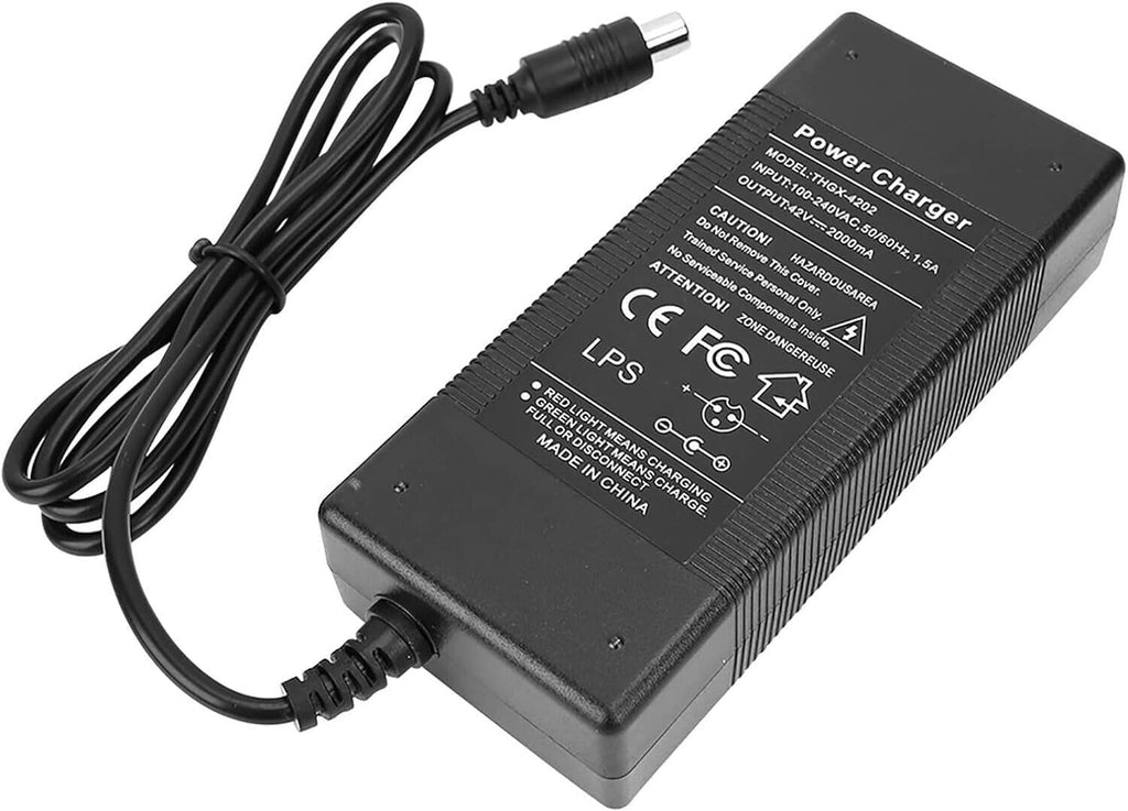 YADEA 42V 2A Scooter Charger - Fast Charging for KS5, KS5 Pro, KS1 & KS3 with 36V Li-ion Battery