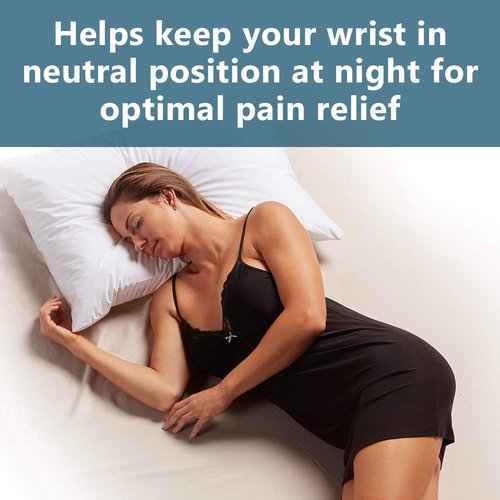 ComfiLife Wrist Brace – Adjustable Compression Wrist Support Wrap – Carpal Tunnel Wrist Brace – Wrist Wraps for Minor Sprains, Workout, Weightlifting, Sleeping, Tendonitis, Arthritis – Fits Both Hands