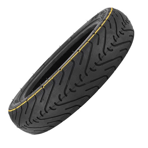 ZAITUO 60/70-6.5 10-inch Rubber Explosion-proof Tubeless Tire + Schrader Straight nozzle Replacement for Segway Ninebot Max G30LP G30 G30E Electric Kick Scooter Tyre Wheel Parts (1)
