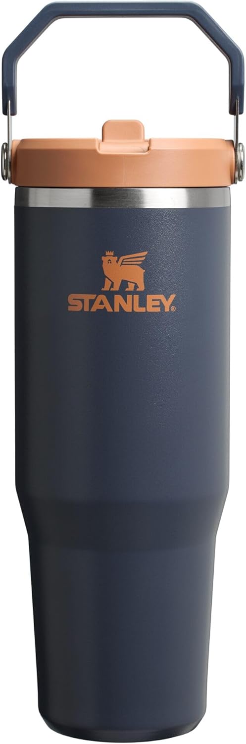 STANLEY IceFlow 2.0 Tumbler - 30 oz Insulated Water Bottle with Flip Straw & Handle | BPA-Free Twilight