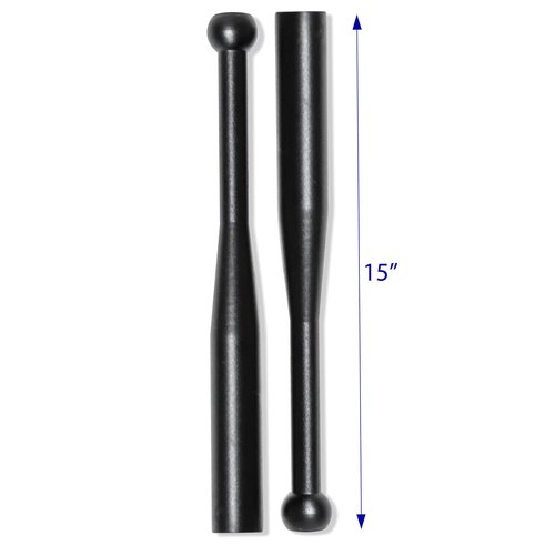 Trademark Innovations Indian Club Exercise Workout Bars (Set of 2, 5lbs Each)
