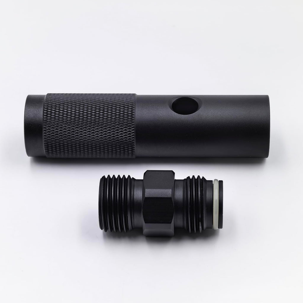 Aopkeo 12gram CO2 Cartridge Small Cylinder Quick Charge Adapter for Paintball PCP Airsoft Soda Water (G1/2-14(0.825"-14NGO))