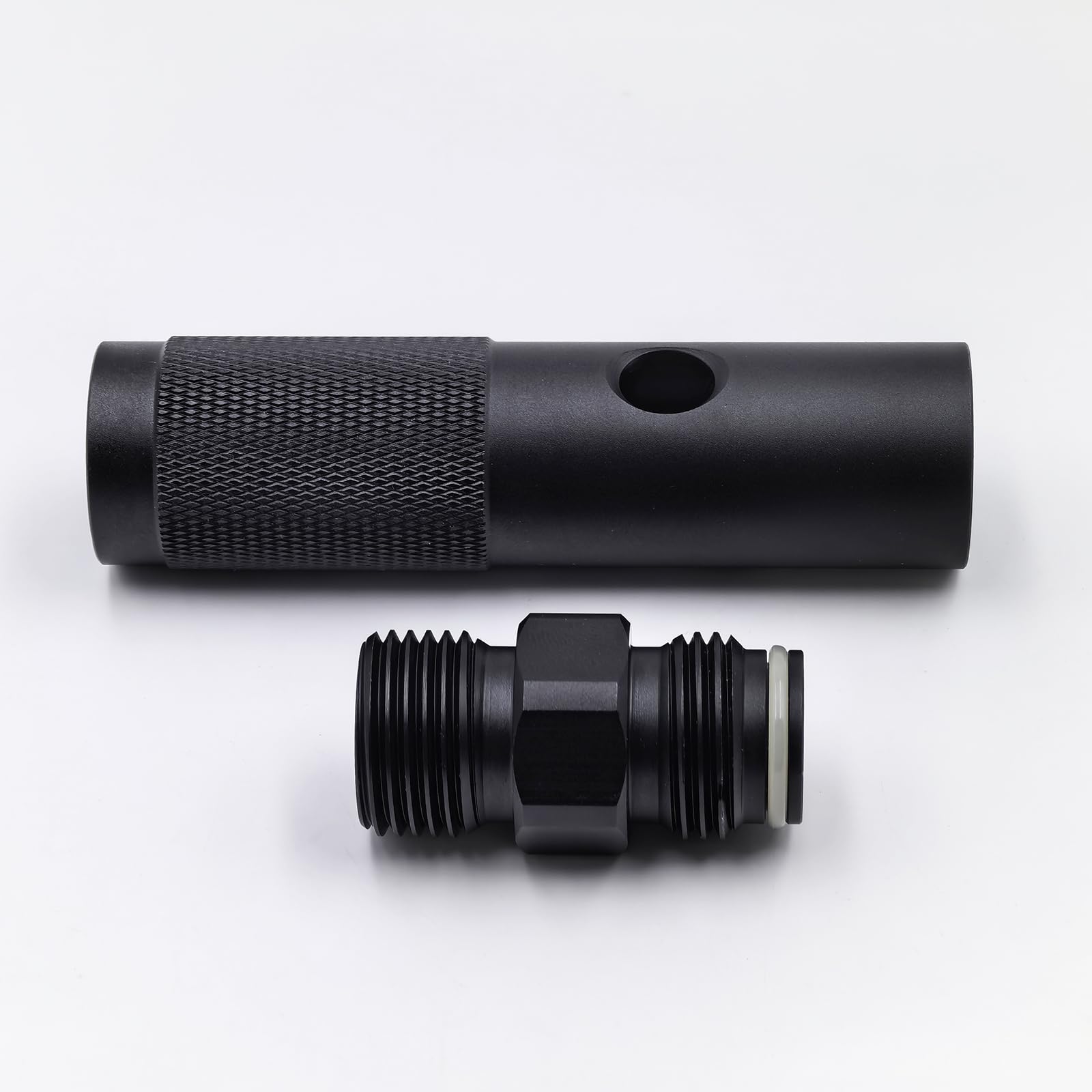 Aopkeo 12gram CO2 Cartridge Small Cylinder Quick Charge Adapter for Paintball PCP Airsoft Soda Water (G1/2-14(0.825"-14NGO))