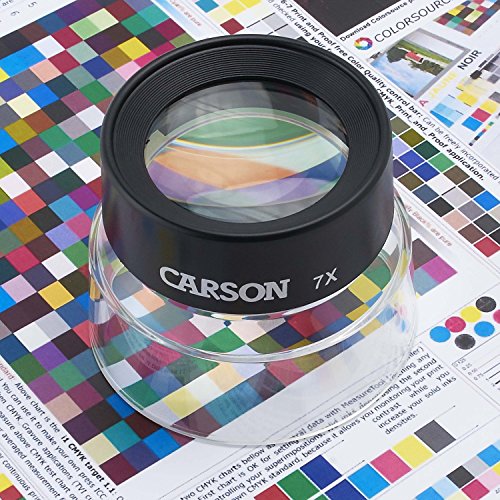 Carson LumiLoupe 7x Pre-Focused Stand Magnifier Loupe - Model LL-77