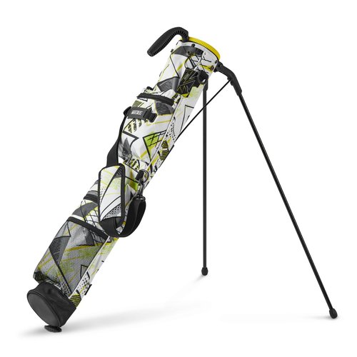 Lightweight Golf Stand Bag with 2-Way Dividers, Junior Easy-to-Carry Par 3 Golf Bag, Pitch n Putt Golf Bag with Multiple Pockets for Accessories