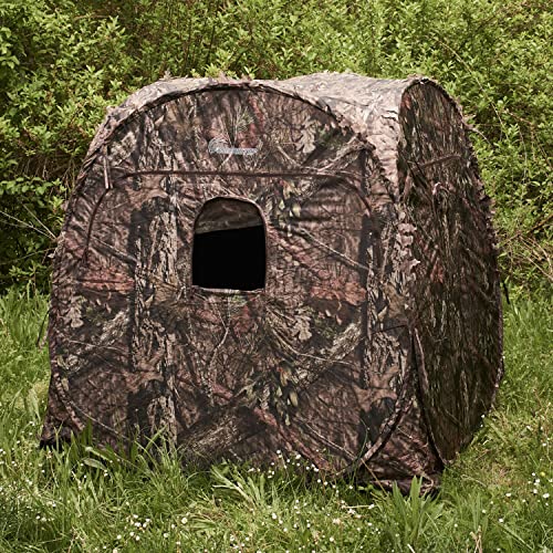Hunting Ground Blind with Mossy Oak Break-Up Camo - Lightweight & Durable