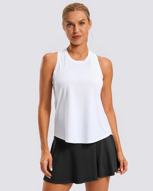 G Gradual Women's Racerback Workout Tank Tops - Loose Fit Sleeveless Athletic Yoga Shirts