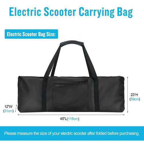 Kingling Electric Scooter Bag Fits for 350W Motor Electric Scooter, Waterproof Electric Scooter Storage Bag Scooter Accessories, Outdoor Electric Scooter Backpack for Commuting-45 L x 12" W x 23" H