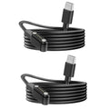 Compatible for SkyCaddie Watch Charger, Charging Replacement Cable Compatible for SkyCaddie LX2, LX5, LX5C GPS Touchscreen Smart Watches. (Black+Black, Type C)