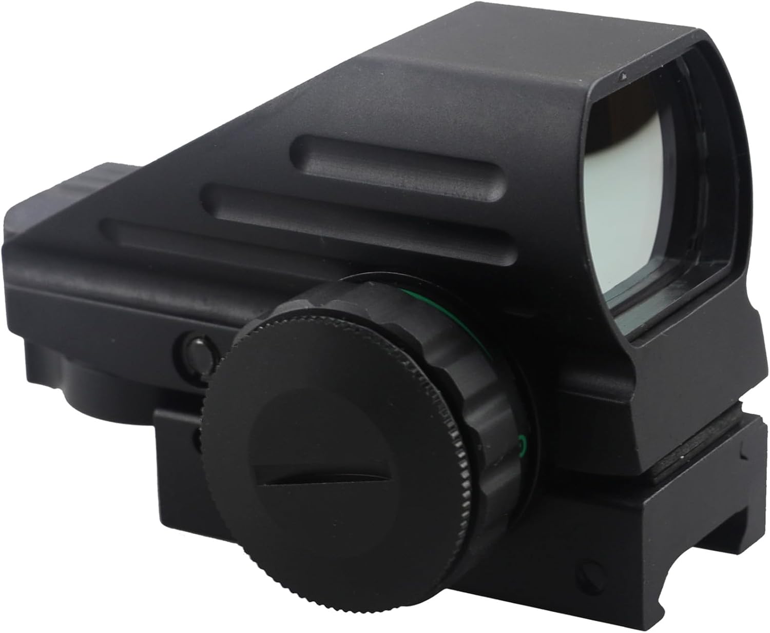 Red and Green Reflex Sight - 4 Reticles with 20mm Mount Rail for Precision Shooting