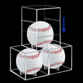 Baseball Case Display by [Brand Name] - UV Protected Acrylic Holder for Official Size Balls | Clear Cube Design