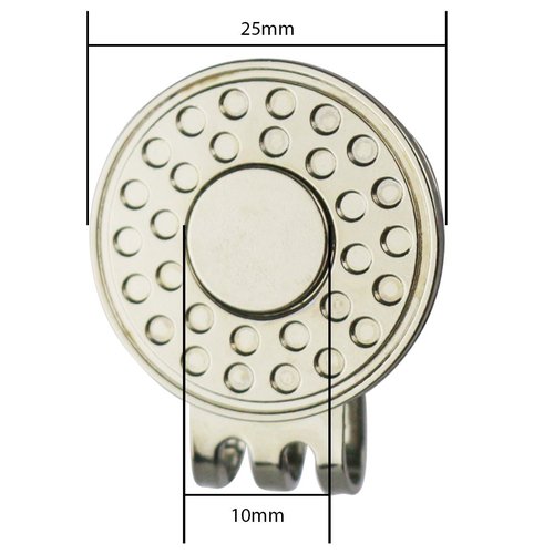 GOLTERS Golf Ball Markers Golf Hat Clip Value 6 Pack Set