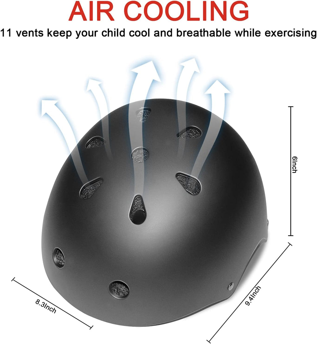 BURSUN Kids Bike Helmet - Adjustable Ventilation for Ages 2-14 | Multi-Sport Safety for Boys & Girls
