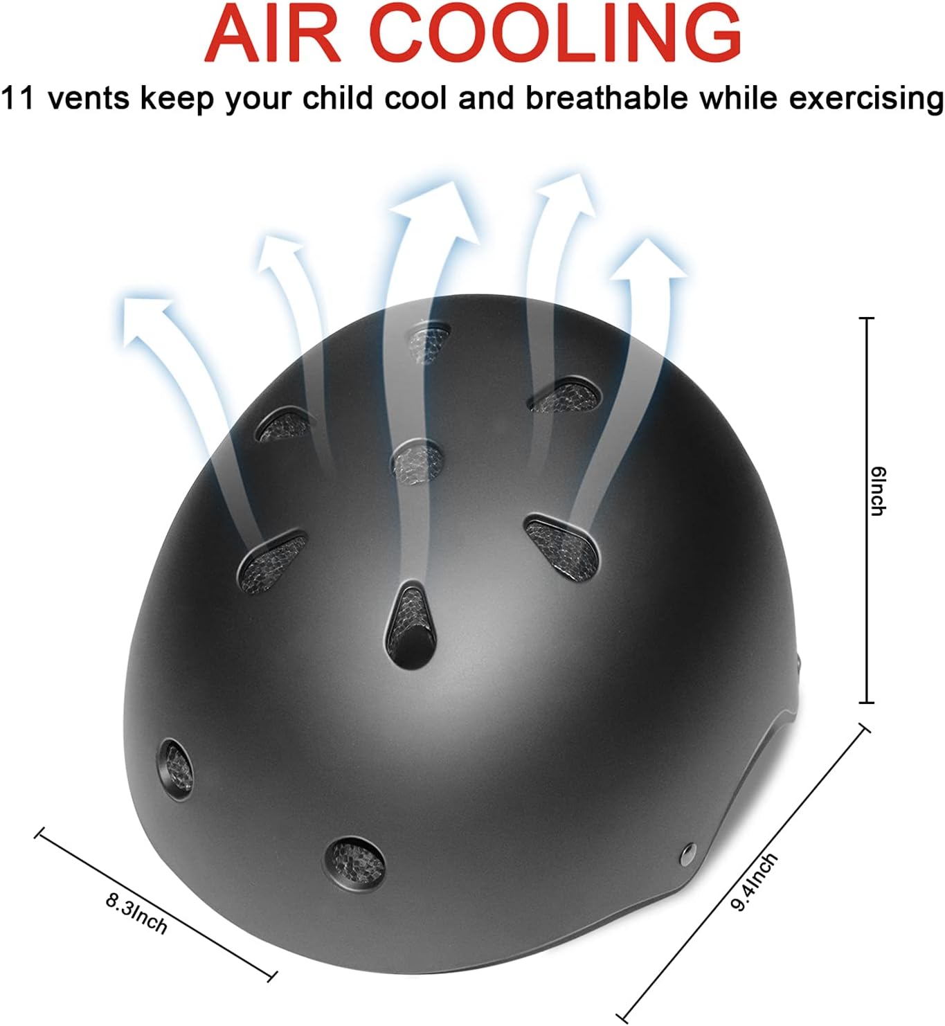 BURSUN Kids Bike Helmet - Adjustable Ventilation for Ages 2-14 | Multi-Sport Safety for Boys & Girls
