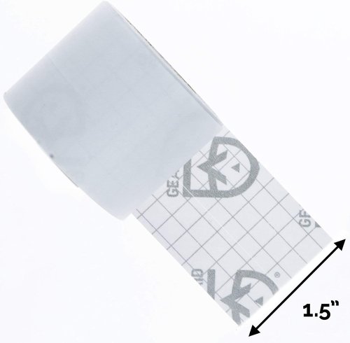 GEAR AID Tenacious Tape - Clear Repair and Seam Tape for Tents & Vinyl | 1.5" x 60" Roll