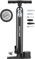 Hycline Bike Pump - High Pressure 160 PSI Floor Pump with Gauge for Road & MTB Tires | Schrader & Presta Valves