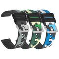 Chofit 3 Packs Compatible with Garmin Approach S42 Bands, Soft Silicone Watch Band Sport Replacement Wristband for Approach S12 Women Men