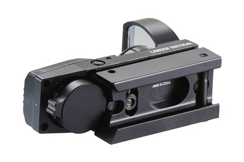 Lancer Tactical Multi Reticle Full Metal Red & Green Dot Open Tubeless Reflex Airsoft Scope Sight