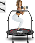 KENSOINE Foldable Mini Trampoline - Indoor Fitness Rebounder for Kids & Adults | Max Load 450 lbs