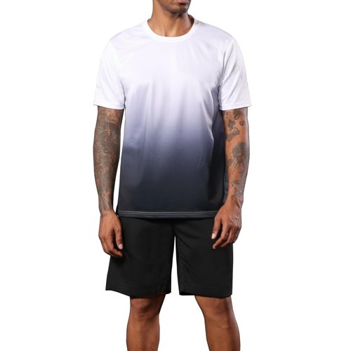 BUYJYA 3 Pack Men's Gym Shorts Shirt Set Workout Athletic Basketball Running Football Elastic Waist with Pocket Gifts
