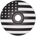 Dubbs Hardware MTB Headset Top Cap 1-1/8" Aluminum Bike Stem Cap – Custom Threadless Top Cap for Mountain Bikes, Road Bikes, Bicycle Headsets, and MTB Stem Caps - (Merica Black)