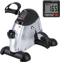 Himaly Mini Exercise Bike - Portable Under Desk Pedal Exerciser with LCD Screen for Arms & Legs