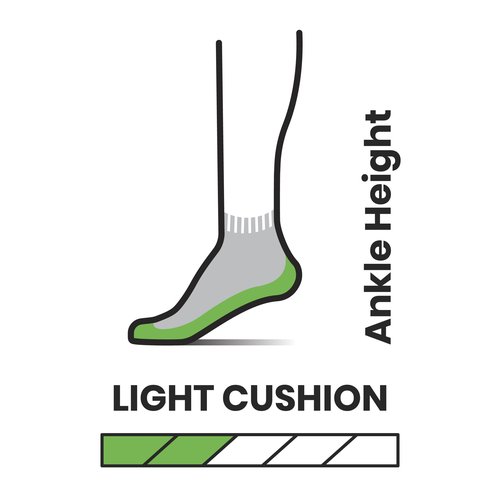 Smartwool Mens Hike Light Cushion Pattern Ankle Socks Twilight Blue Large