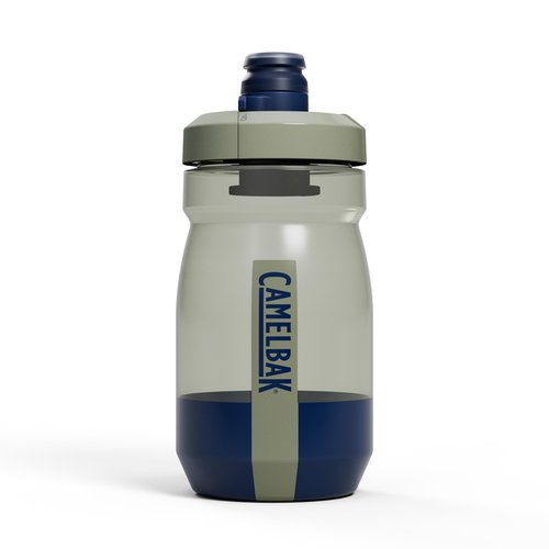 CamelBak Podium Bike Water Bottle 15oz – Lightweight Squeeze Bottle with High Flow Cap, Mercury Fog