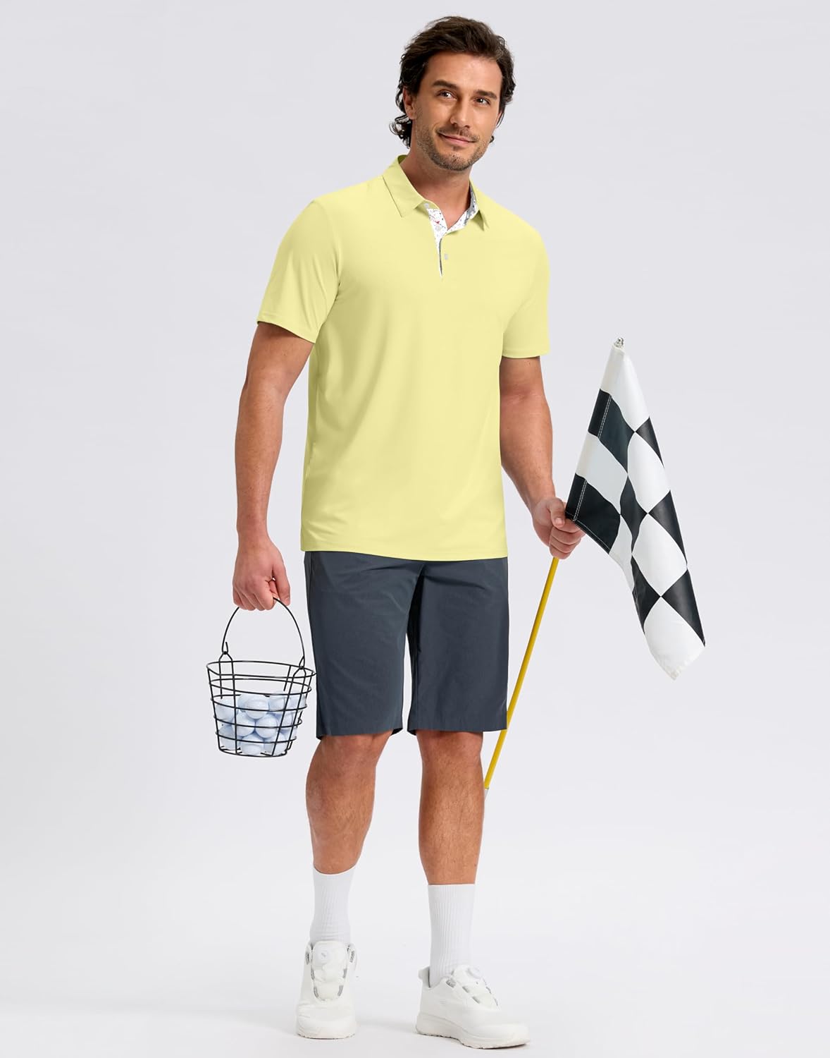 Obla Men's Golf Shirt - Short Sleeve Moisture-Wicking Performance Polo | Athletic Casual Wear